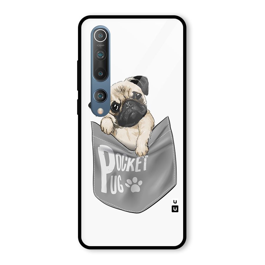 Pocket Pug Glass Back Case for Mi 10