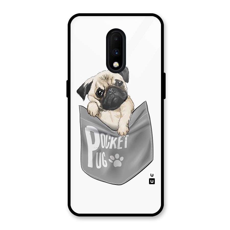 Pocket Pug Glass Back Case for OnePlus 7