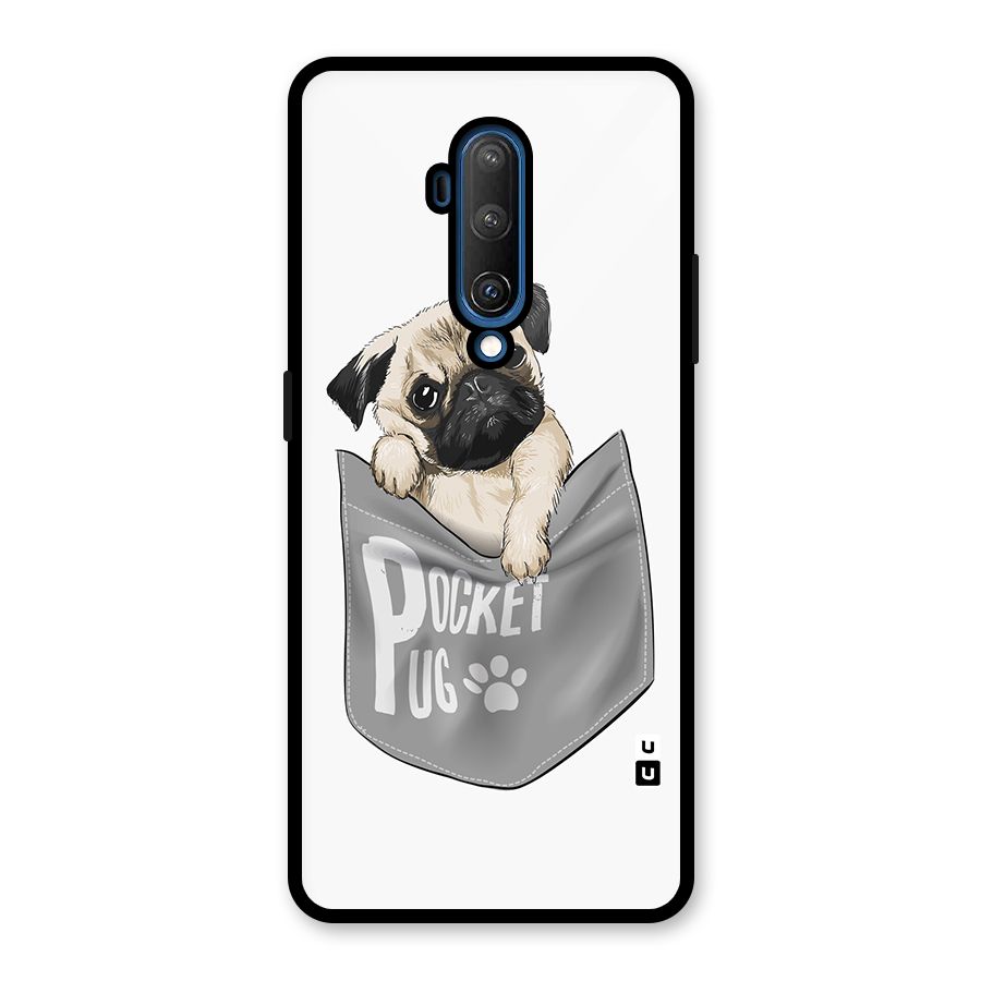 Pocket Pug Glass Back Case for OnePlus 7T Pro