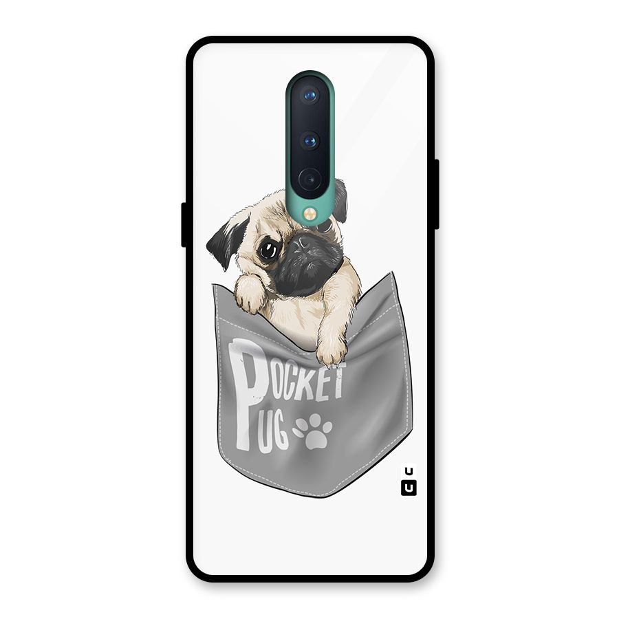 Pocket Pug Glass Back Case for OnePlus 8