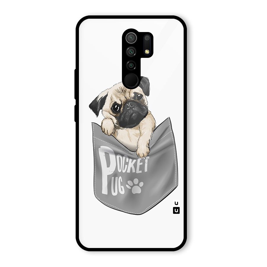 Pocket Pug Glass Back Case for Poco M2