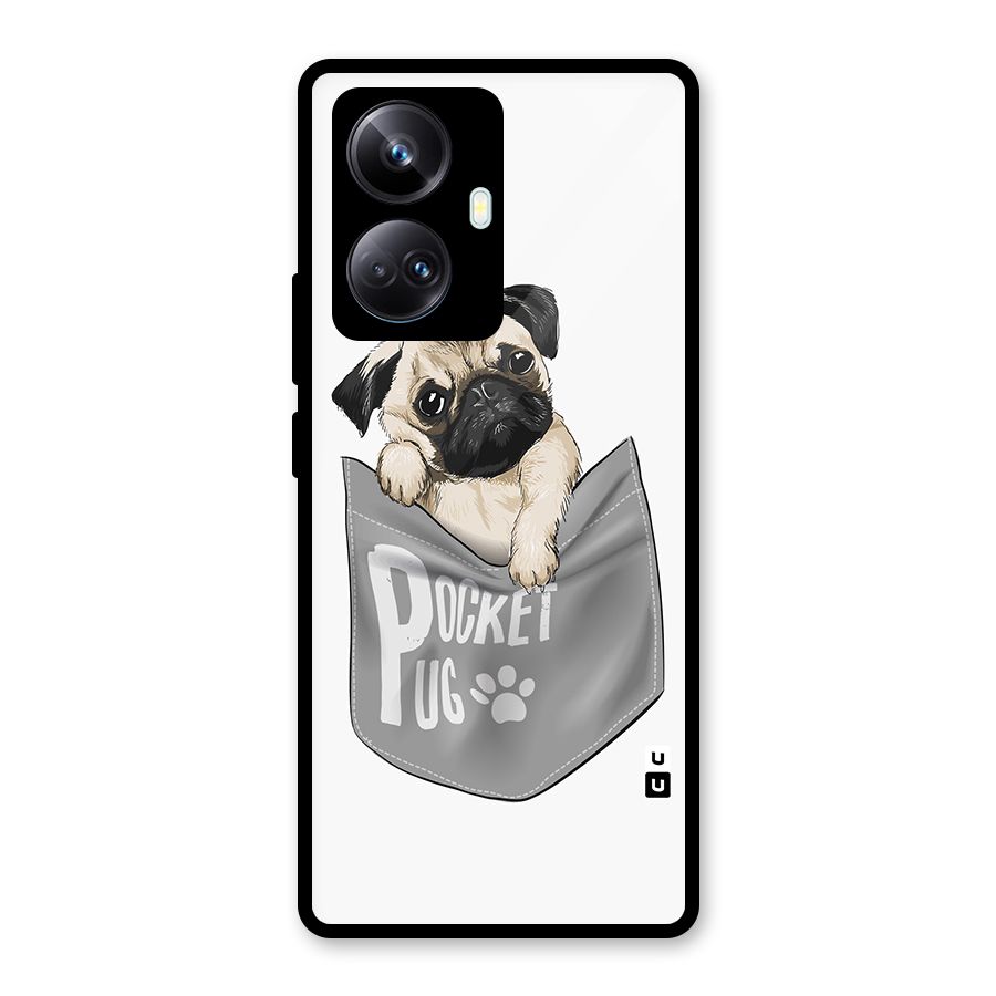 Pocket Pug Glass Back Case for Realme 10 Pro Plus