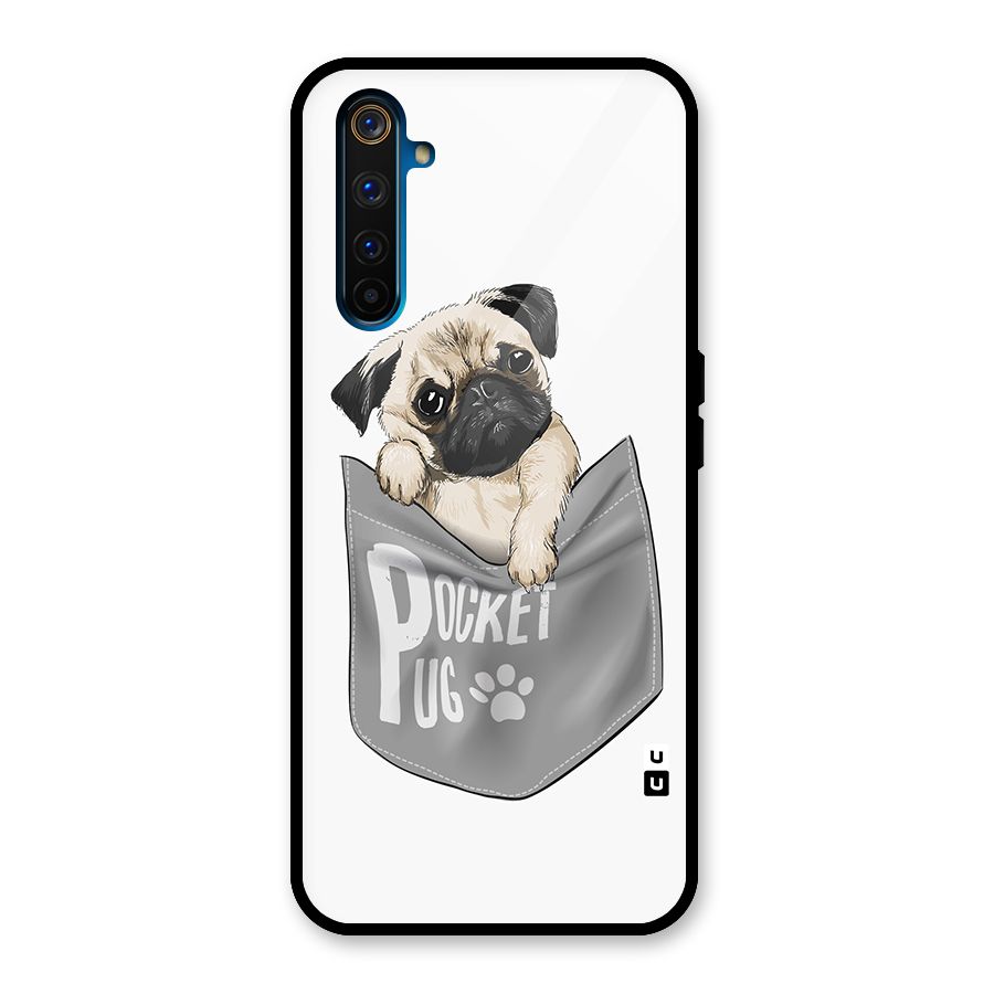 Pocket Pug Glass Back Case for Realme 6 Pro