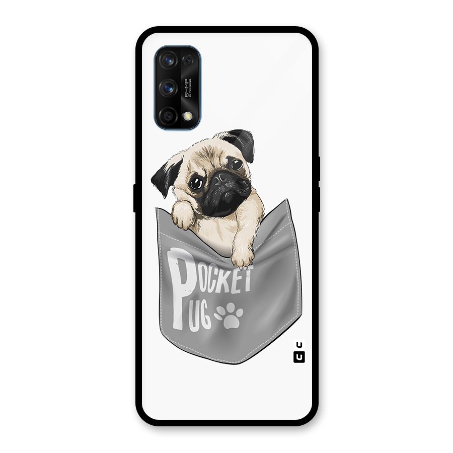 Pocket Pug Glass Back Case for Realme 7 Pro