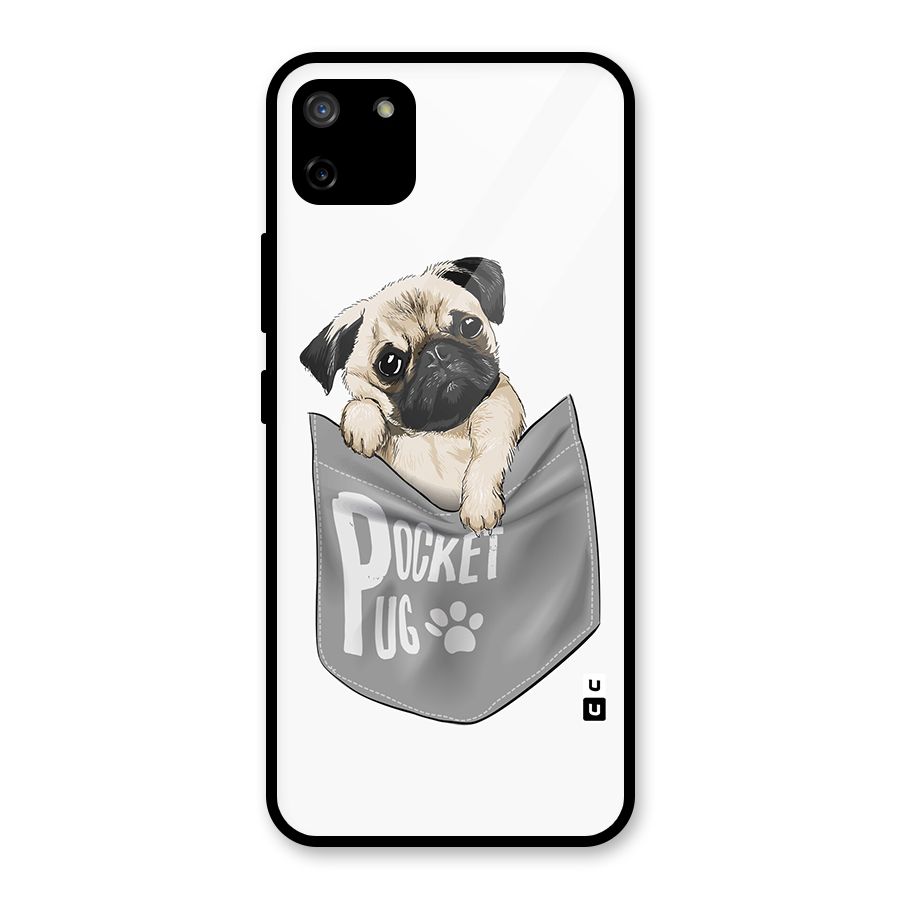 Pocket Pug Glass Back Case for Realme C11