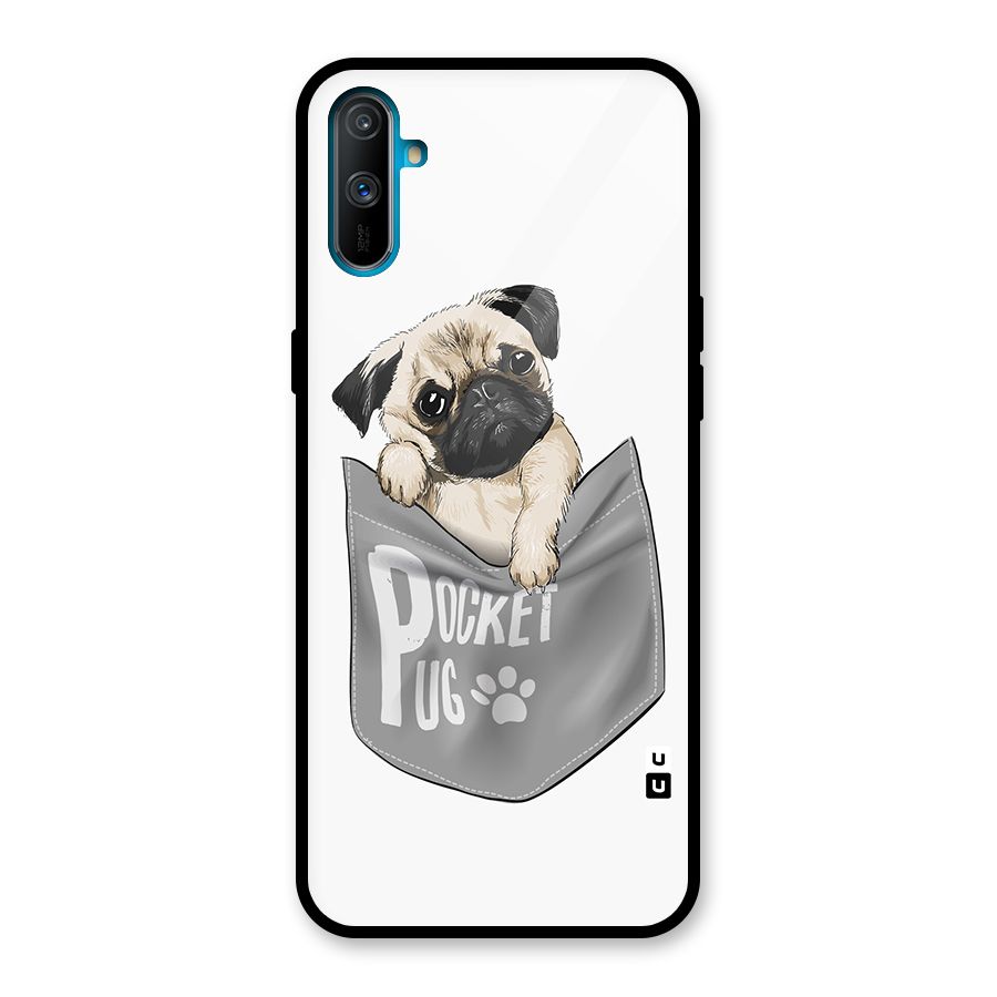 Pocket Pug Glass Back Case for Realme C3