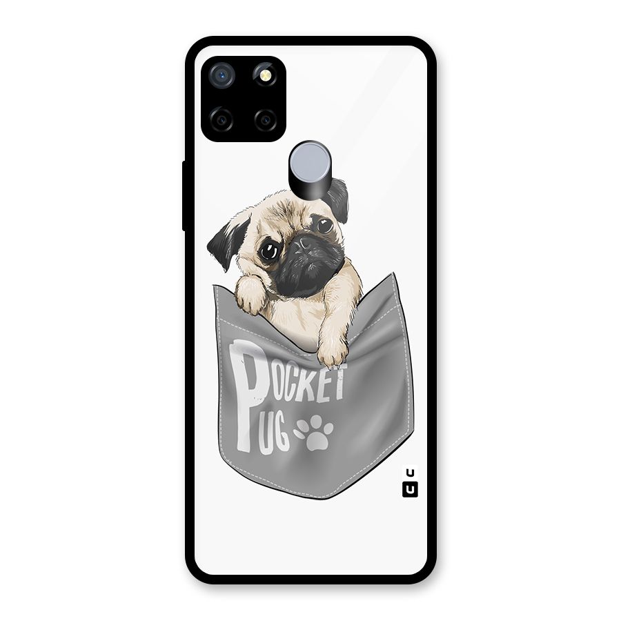 Pocket Pug Glass Back Case for Realme Narzo 20