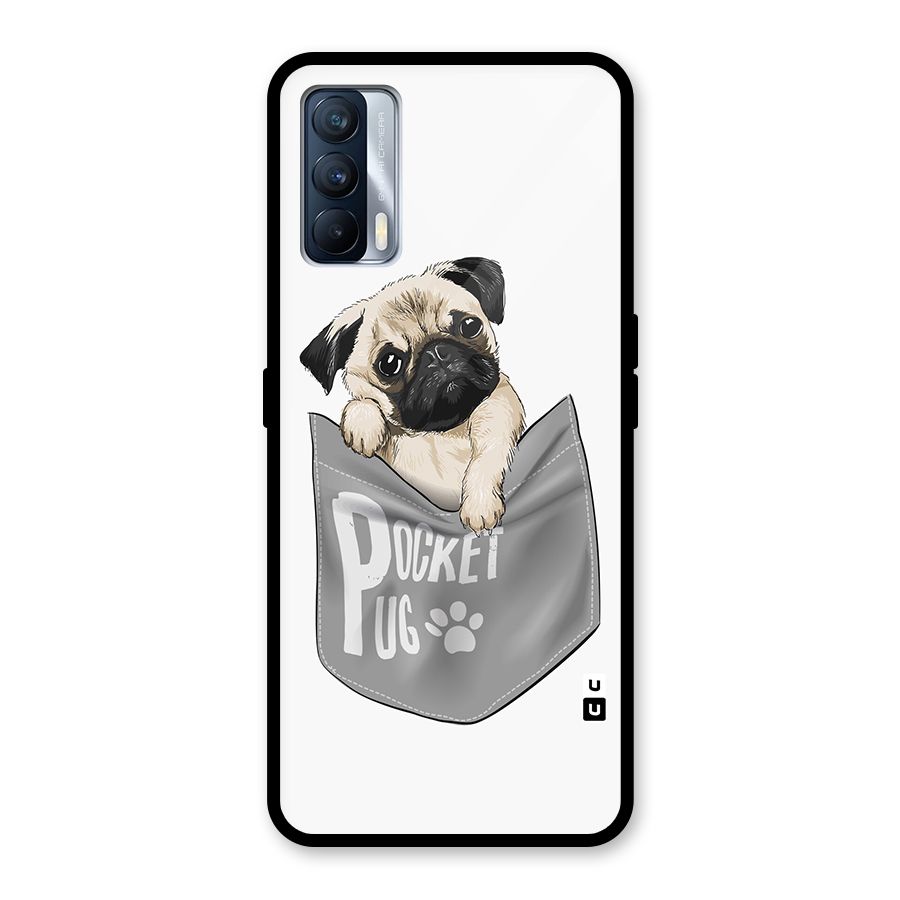 Pocket Pug Glass Back Case for Realme X7