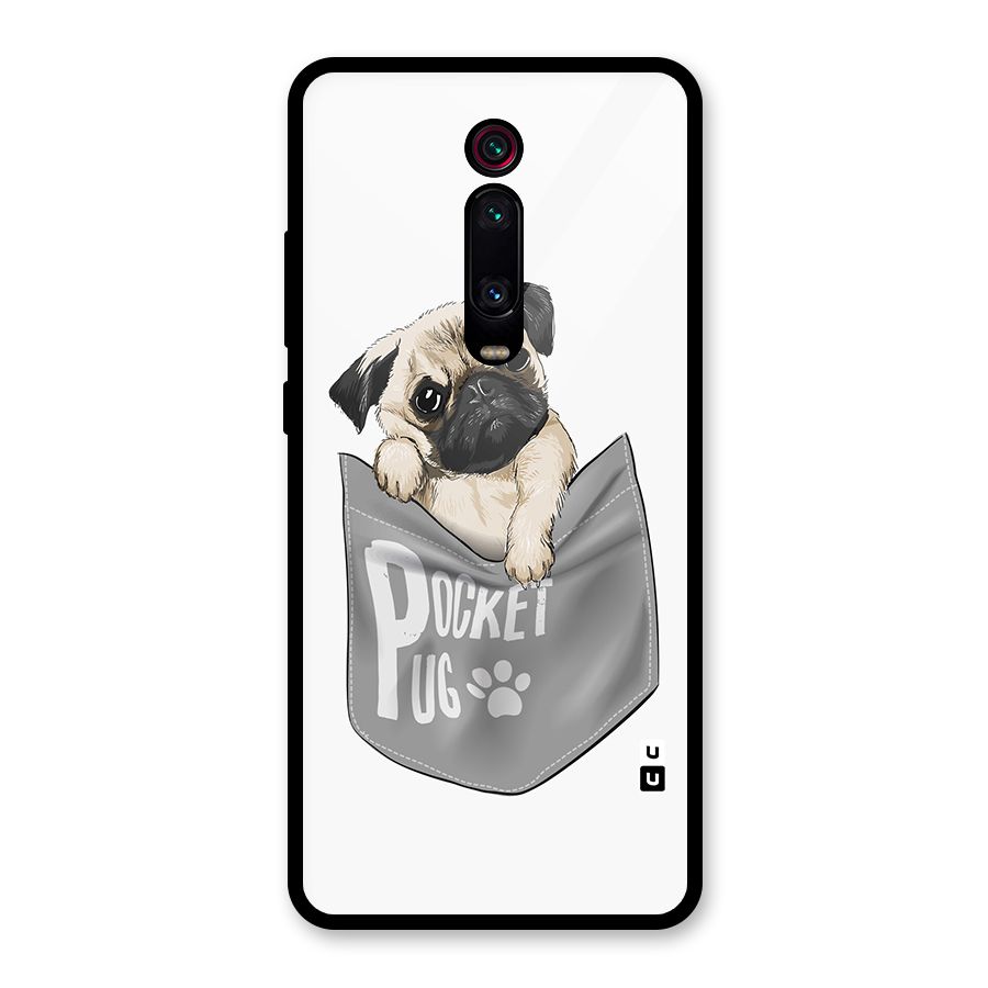 Pocket Pug Glass Back Case for Redmi K20