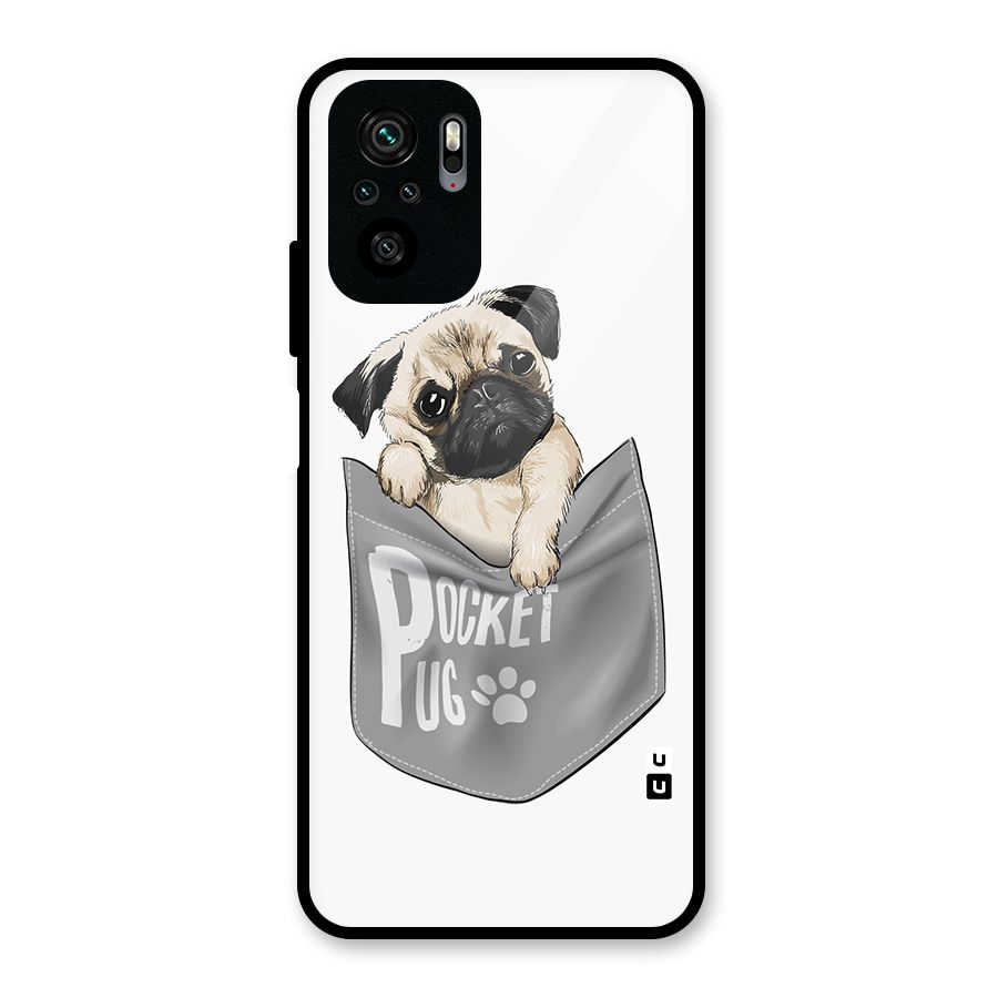 Pocket Pug Glass Back Case for Redmi Note 11 SE