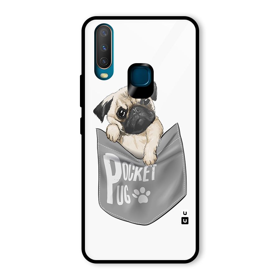 Pocket Pug Glass Back Case for Vivo U10