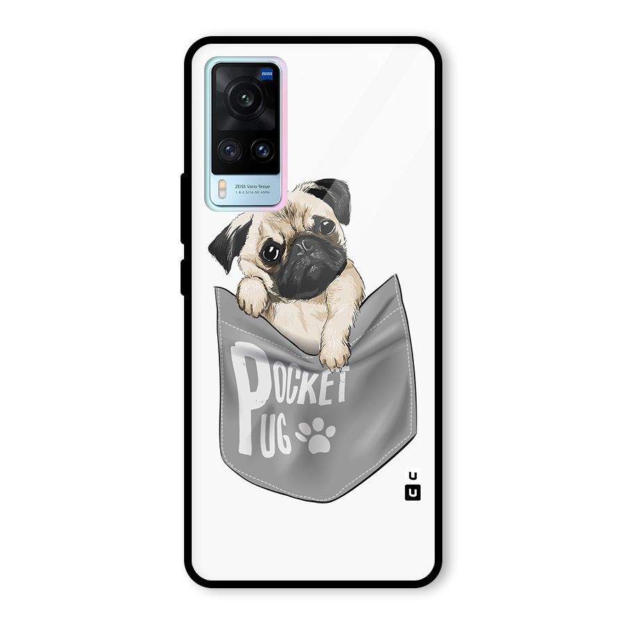 Pocket Pug Glass Back Case for Vivo X60
