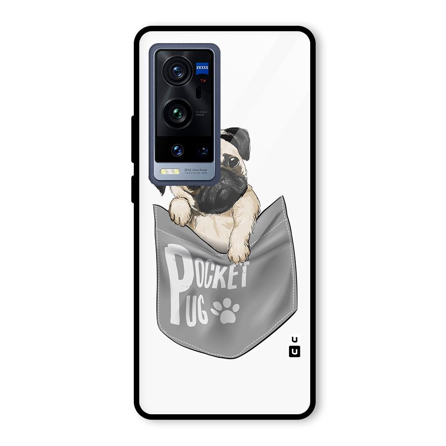 Pocket Pug Glass Back Case for Vivo X60 Pro Plus