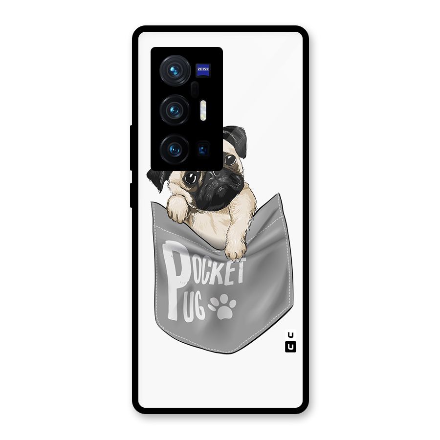 Pocket Pug Glass Back Case for Vivo X70 Pro Plus