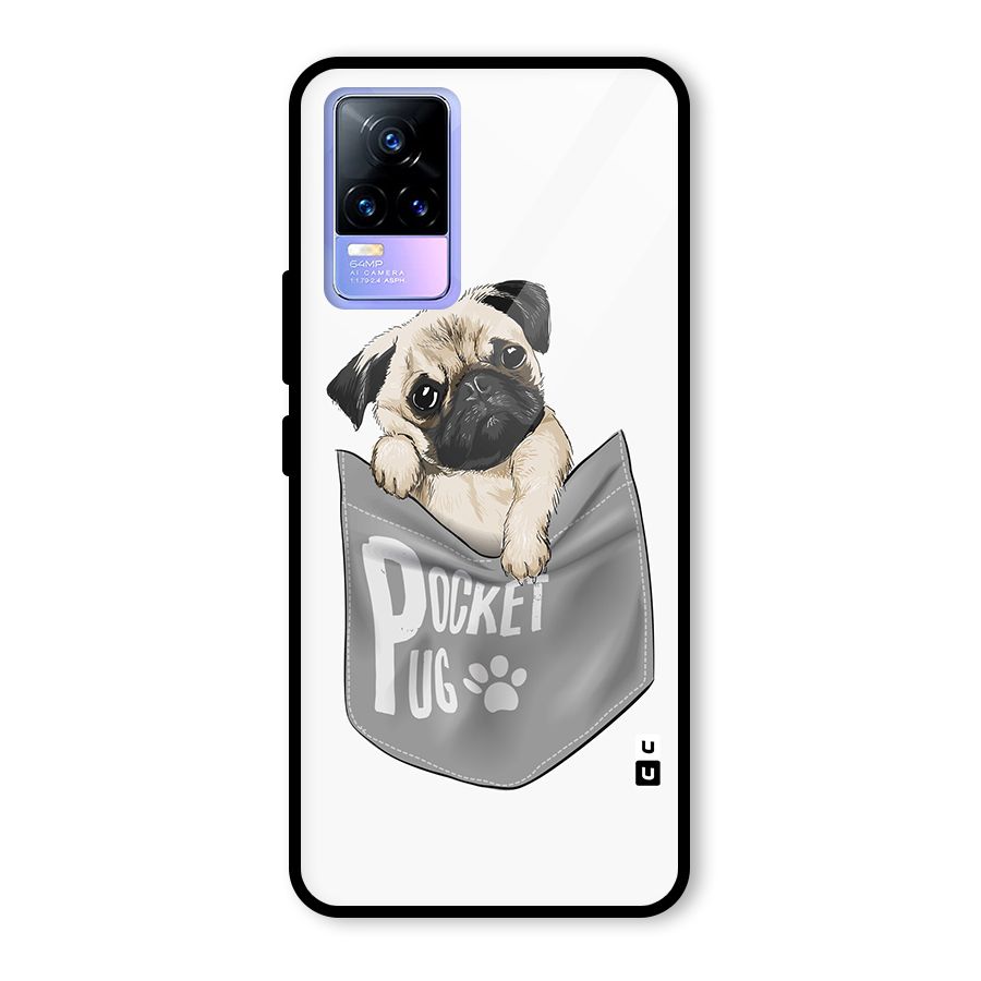 Pocket Pug Glass Back Case for Vivo Y73