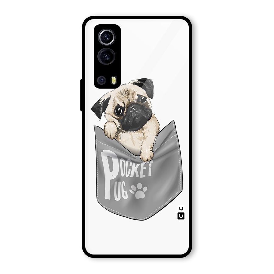Pocket Pug Glass Back Case for Vivo iQOO Z3