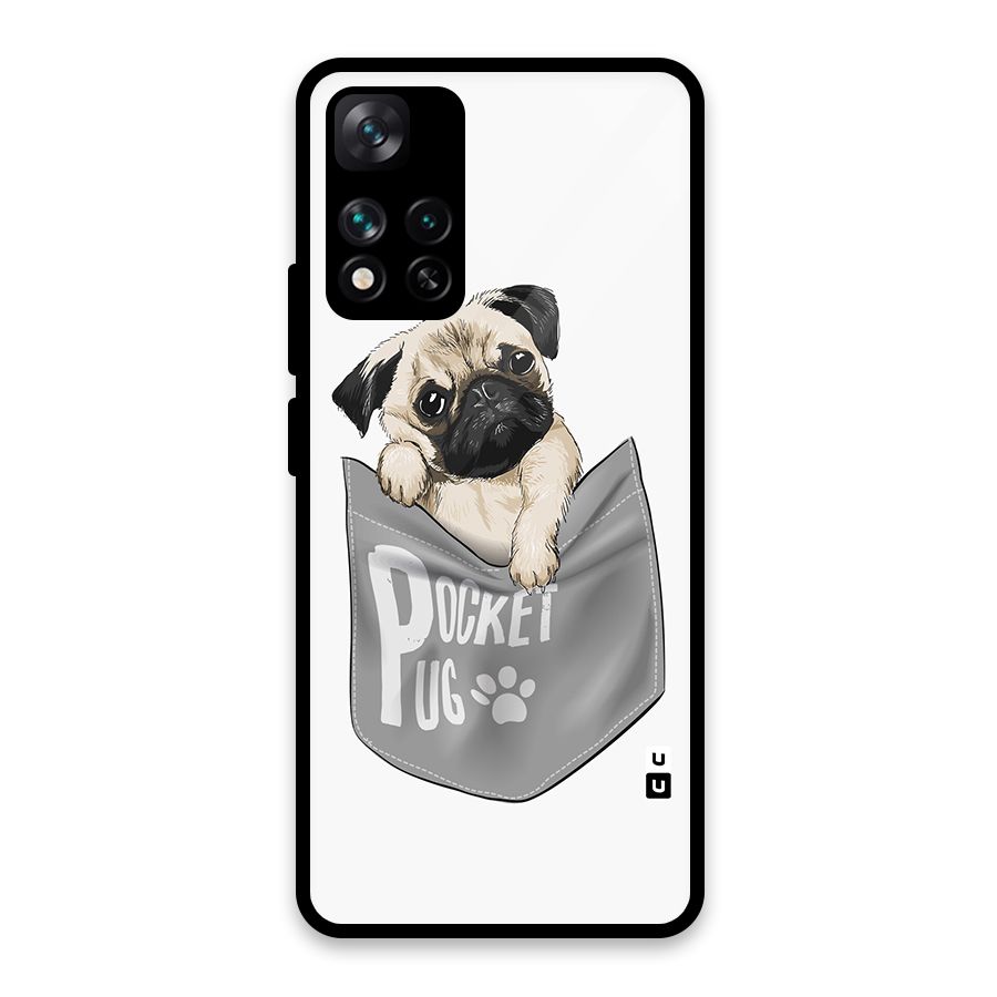 Pocket Pug Glass Back Case for Xiaomi 11i HyperCharge 5G