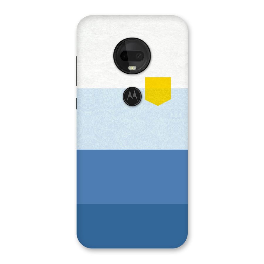 Pocket Stripes. Back Case for Moto G7