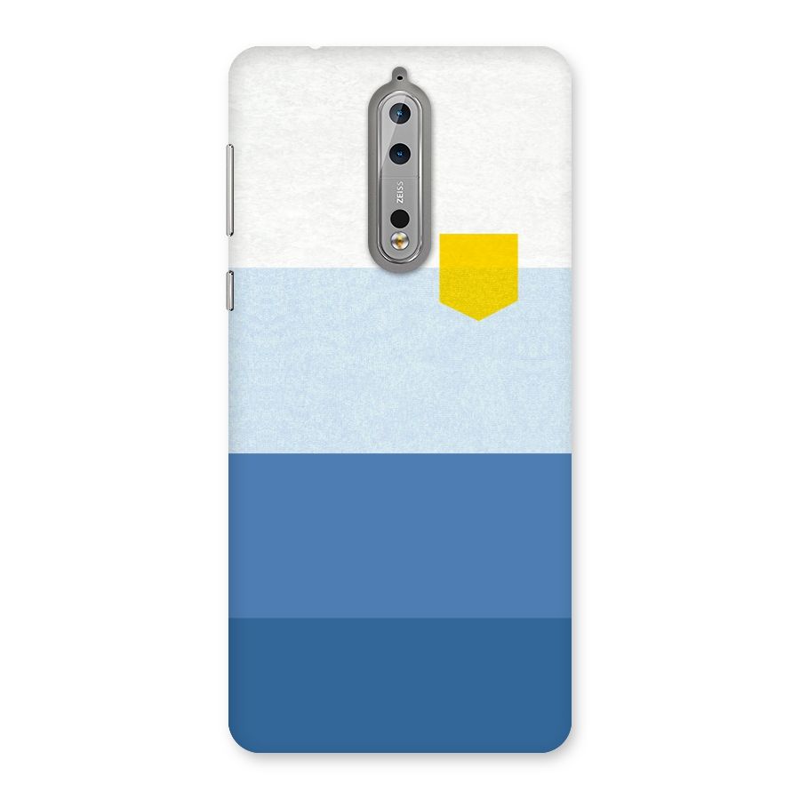 Pocket Stripes. Back Case for Nokia 8
