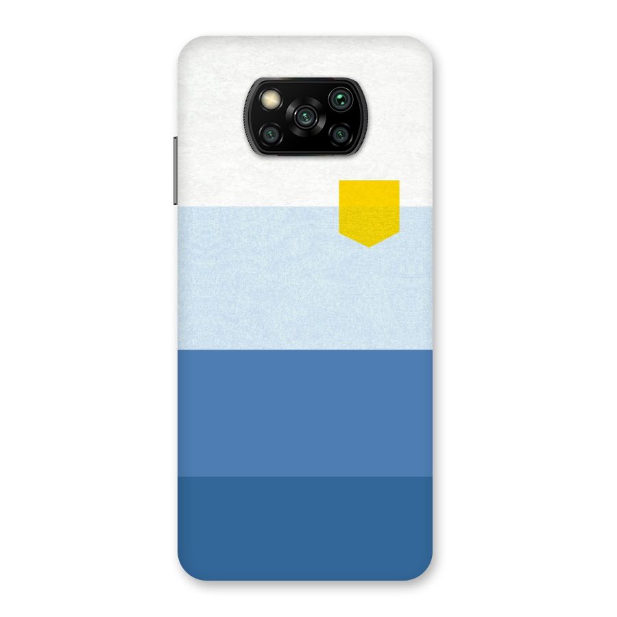 Pocket Stripes. Back Case for Poco X3