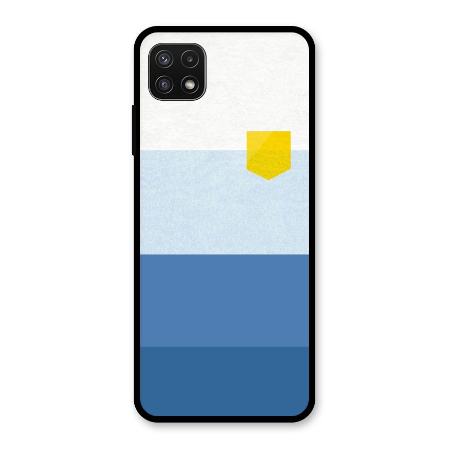 Pocket Stripes. Glass Back Case for Galaxy A22 5G