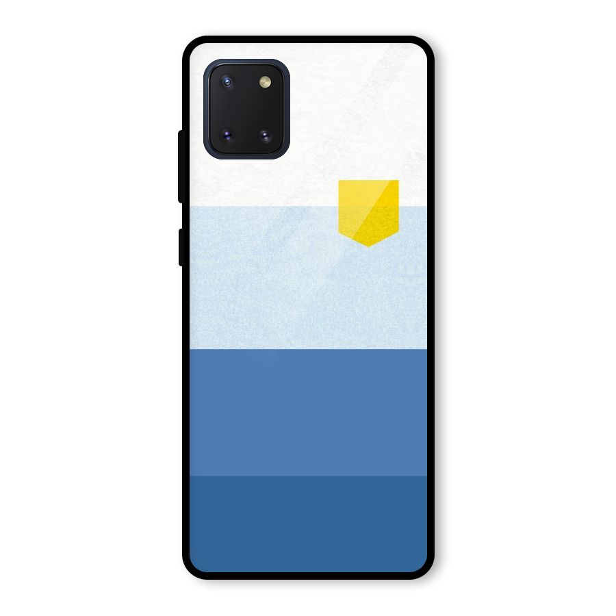 Pocket Stripes. Glass Back Case for Galaxy Note 10 Lite