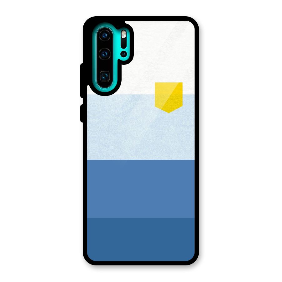 Pocket Stripes. Glass Back Case for Huawei P30 Pro