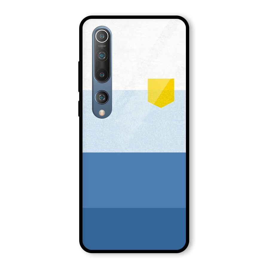 Pocket Stripes. Glass Back Case for Mi 10
