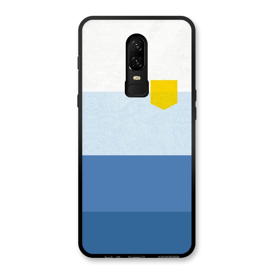 Pocket Stripes. Glass Back Case for OnePlus 6