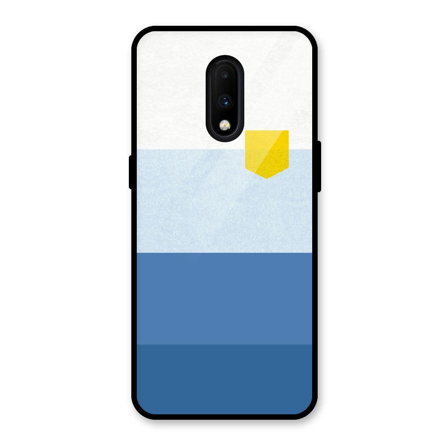 Pocket Stripes. Glass Back Case for OnePlus 7