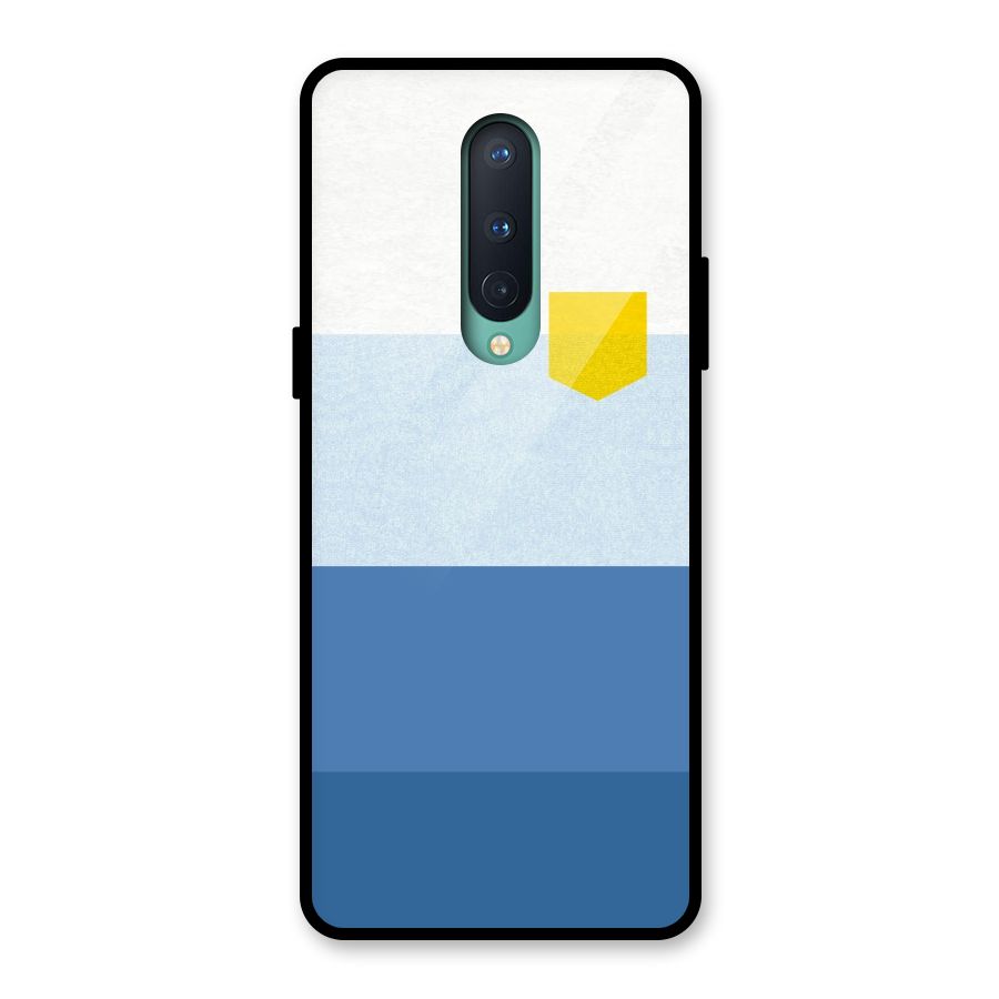 Pocket Stripes. Glass Back Case for OnePlus 8