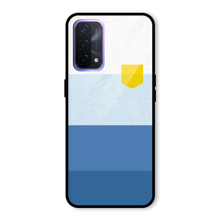 Pocket Stripes. Glass Back Case for Oppo A74 5G