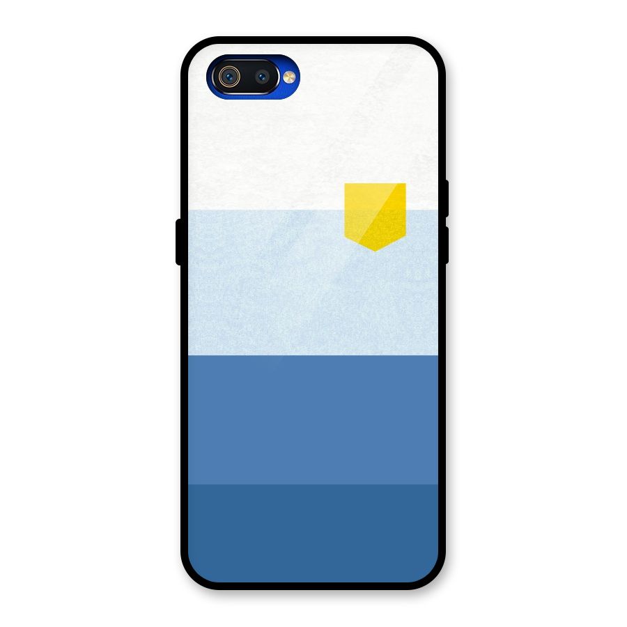 Pocket Stripes. Glass Back Case for Realme C2