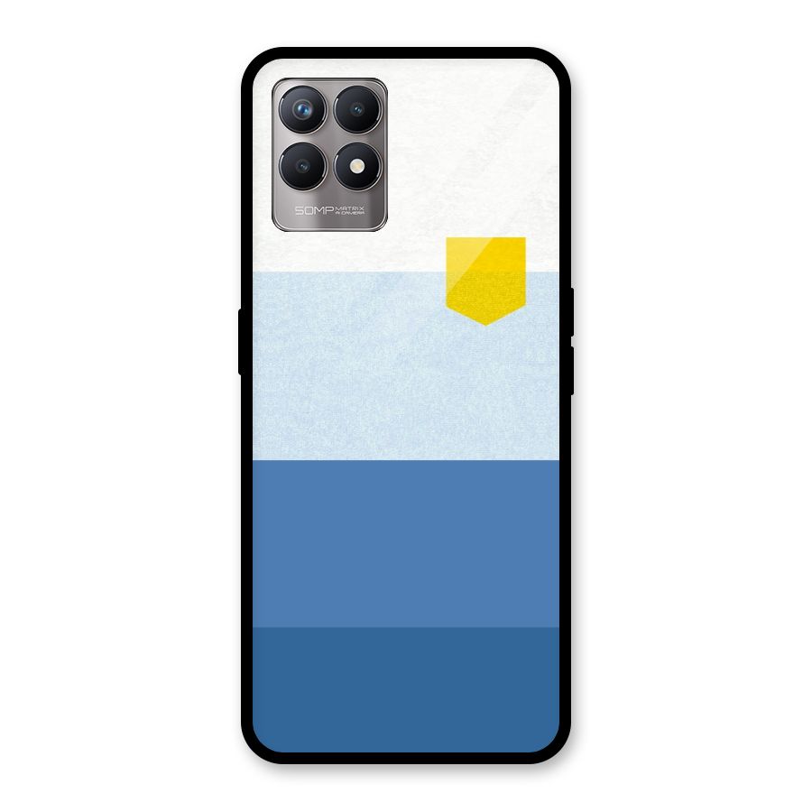 Pocket Stripes. Glass Back Case for Realme Narzo 50