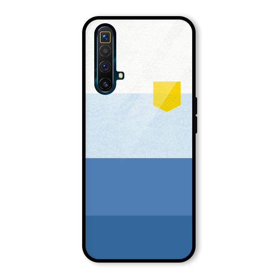 Pocket Stripes. Glass Back Case for Realme X3
