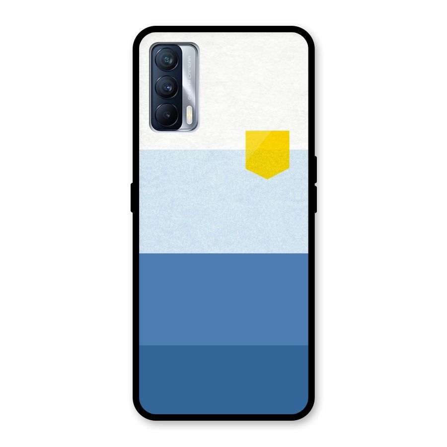 Pocket Stripes. Glass Back Case for Realme X7