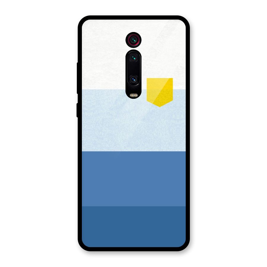 Pocket Stripes. Glass Back Case for Redmi K20 Pro