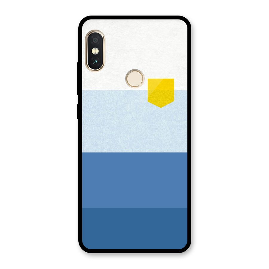 Pocket Stripes. Glass Back Case for Redmi Note 5 Pro