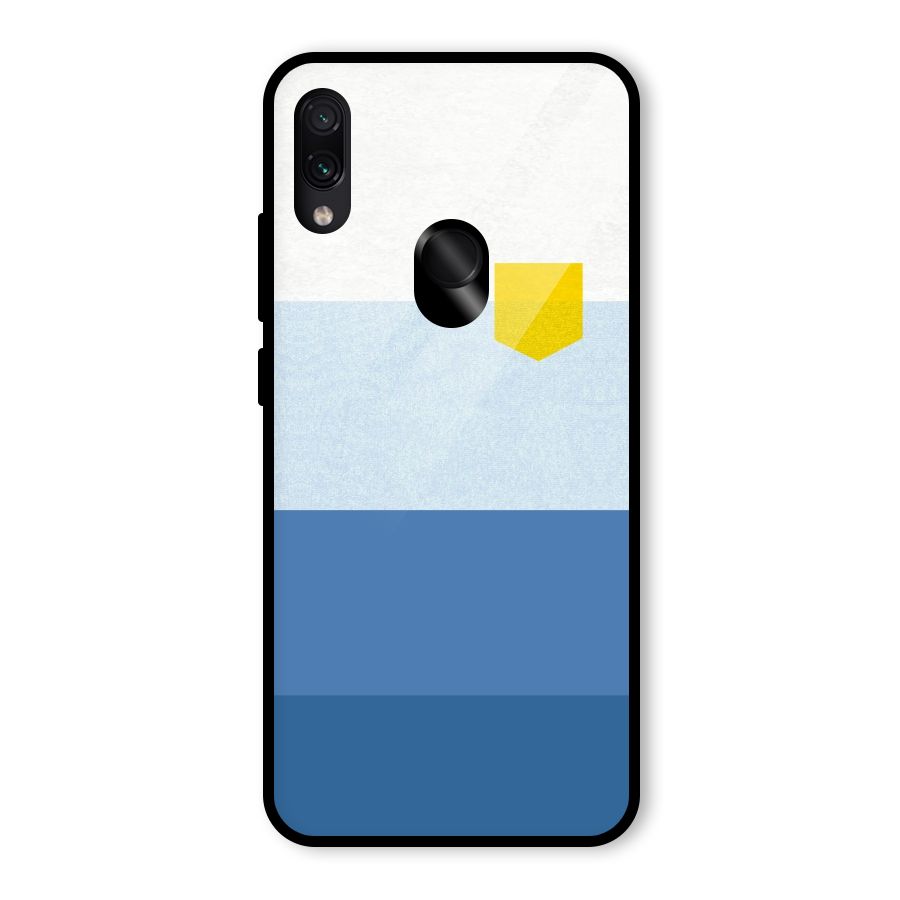 Pocket Stripes. Glass Back Case for Redmi Note 7 Pro