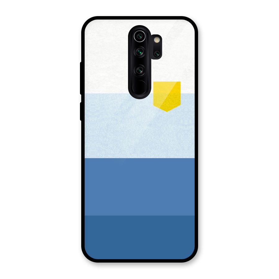 Pocket Stripes. Glass Back Case for Redmi Note 8 Pro