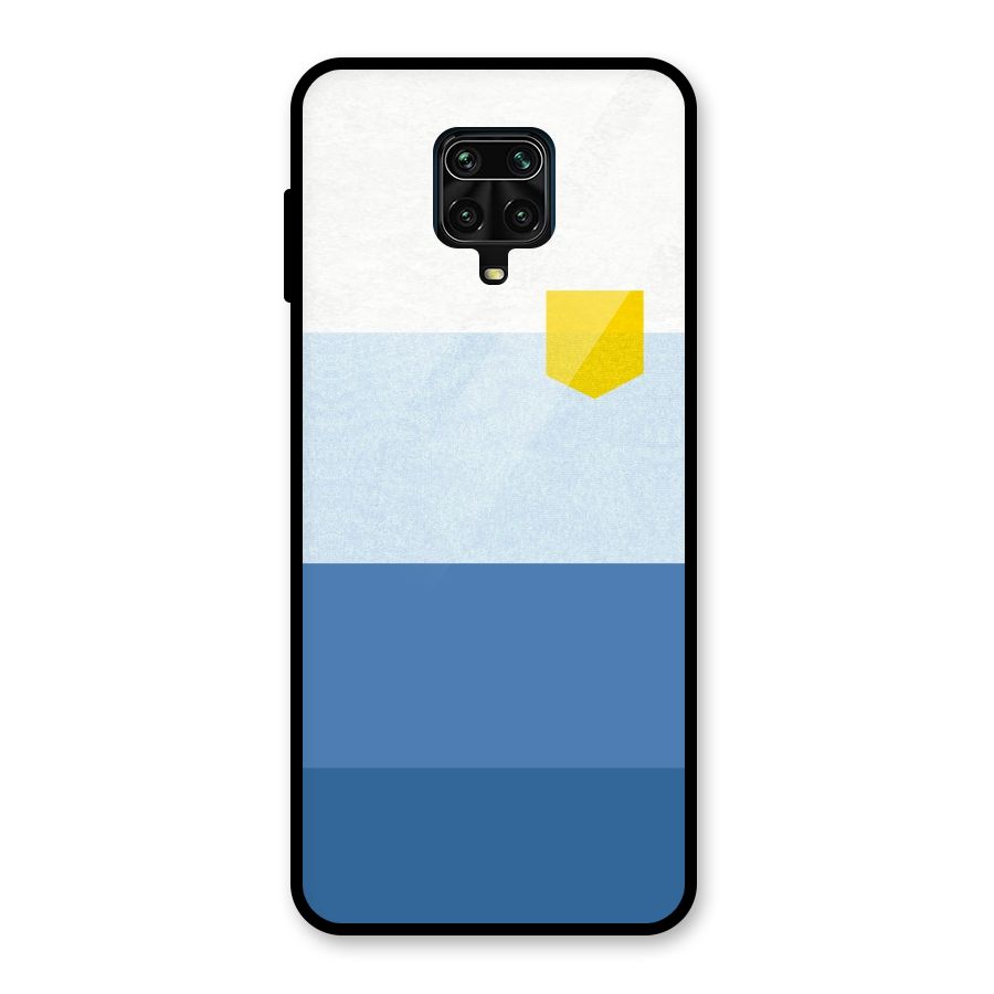 Pocket Stripes. Glass Back Case for Redmi Note 9 Pro Max