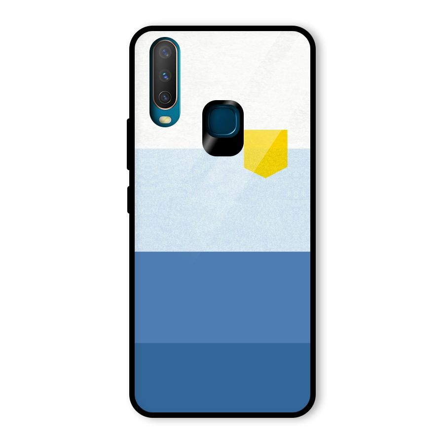Pocket Stripes. Glass Back Case for Vivo U10