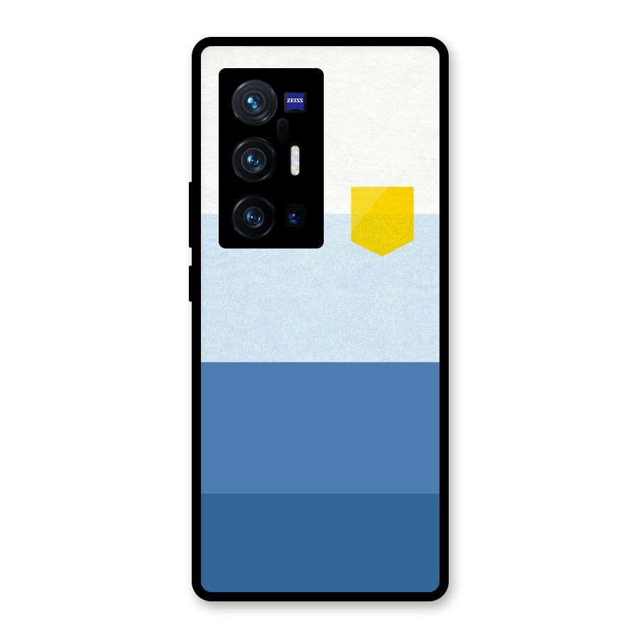 Pocket Stripes. Glass Back Case for Vivo X70 Pro Plus