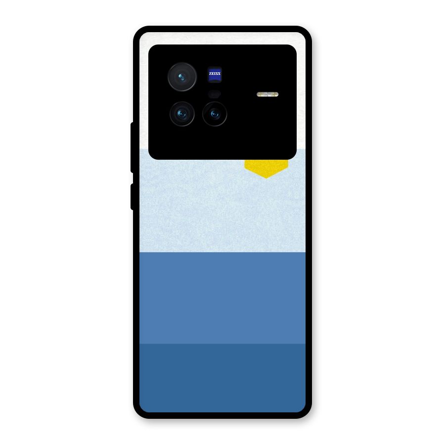 Pocket Stripes. Glass Back Case for Vivo X80