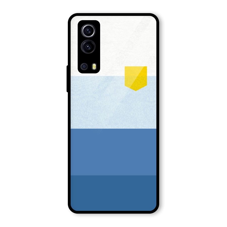 Pocket Stripes. Glass Back Case for Vivo iQOO Z3