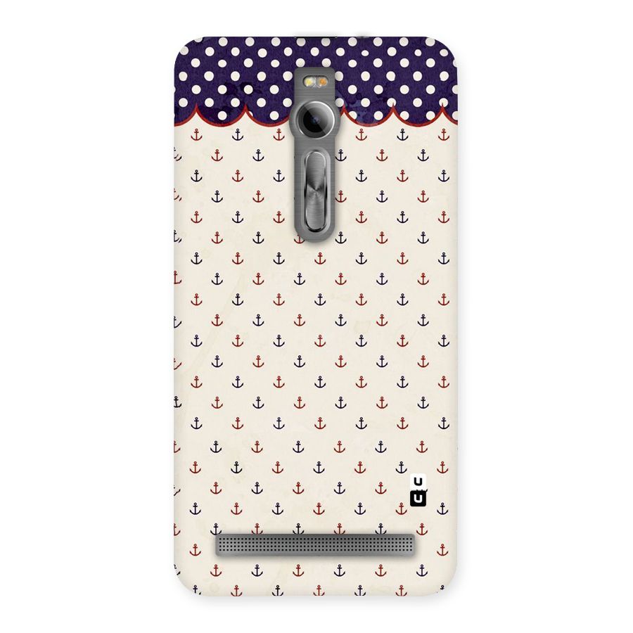 Polka Anchor Back Case for Asus Zenfone 2