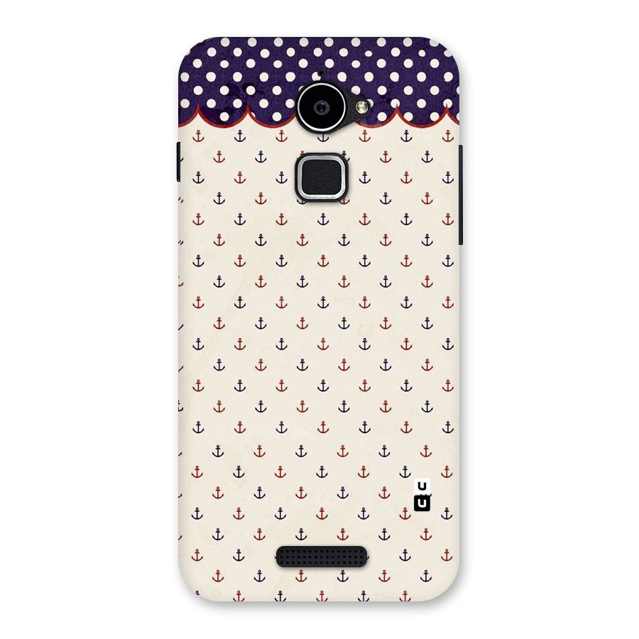 Polka Anchor Back Case for Coolpad Note 3 Lite