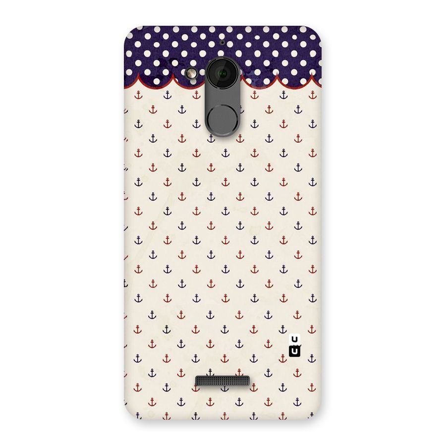 Polka Anchor Back Case for Coolpad Note 5