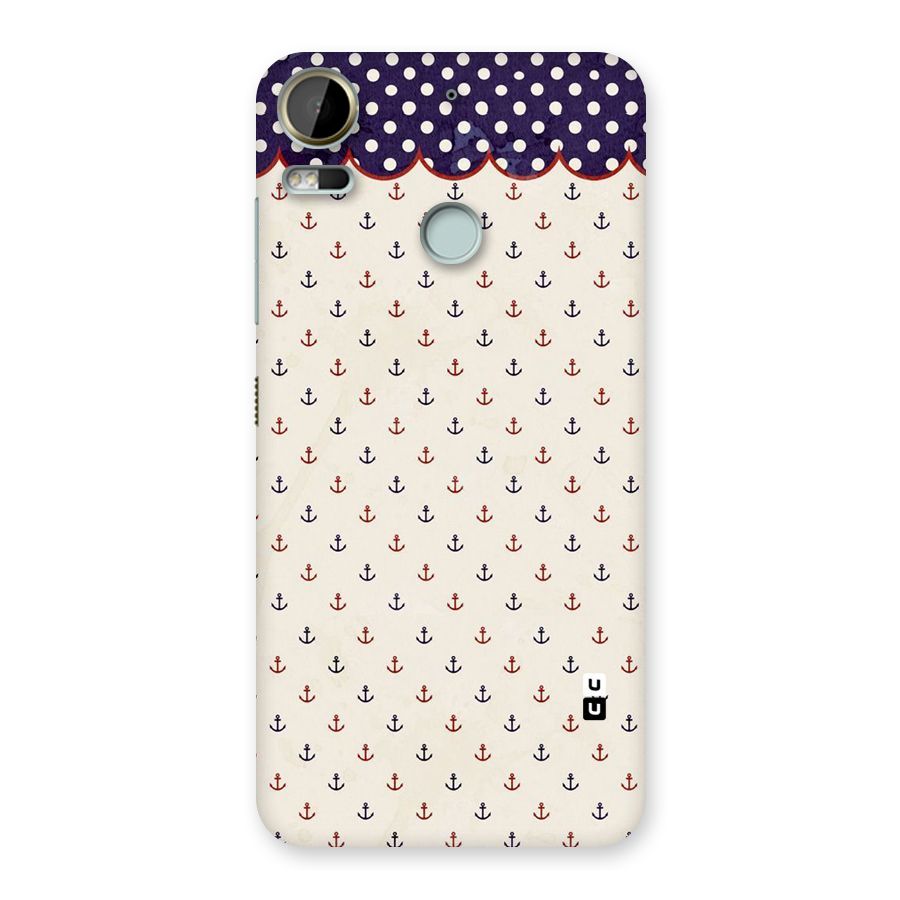 Polka Anchor Back Case for Desire 10 Pro