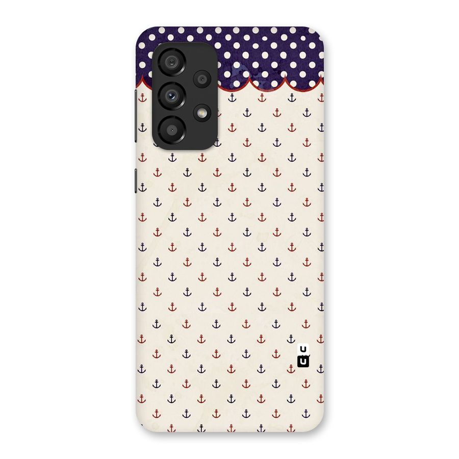 Polka Anchor Back Case for Galaxy A33 5G